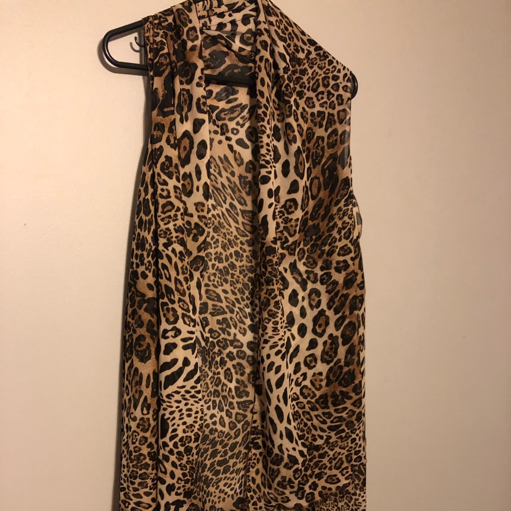 Leopard Print Women's Vest